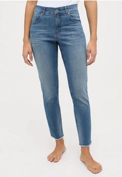 Angels Jeans Bequeme Jeans SKINNY ANKLE ZIP FRINGE