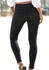 Buffalo High-waist-Jeans Knopfleiste schwarz Stretch