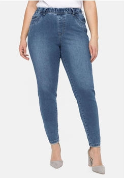 Sheego Jeggings light blue used Denim Gummibund Gürtelschlaufen