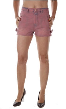 Diesel DE-MYA Damen Jeans Bermuda Shorts rot