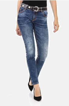 Cipo & Baxx Slim-fit-Jeans trendigen Ziernähten WD441
