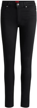 HUGO Skinny-Fit Jeans aus schwarzem Stretch-Denim - Style 932 50522436 Schwarz /