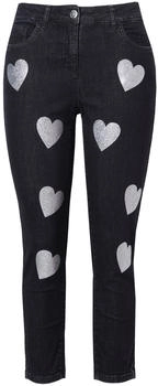 Angel of Style Jeans schwarz silber