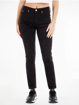 Calvin Klein Skinny-fit-Jeans MID RISE SKINNY Denim schwarz blau