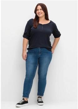 Sheego Jeans Curvy-Schnitt VERENA blau