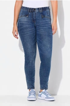 Ulla Popken Jeans Sarah schmales Bein Stretch blau denim