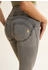 Freddy Jeggings WRUP hohem Bund und Push-Up Effekt light grey schwarz