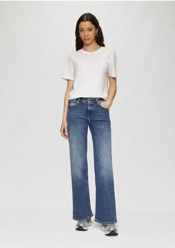 s.Oliver Stretch-Jeans CATIE Wide Leg blau gewaschen