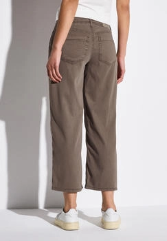 Street One Gerade Jeans Middle Waist stone brown gewaschen