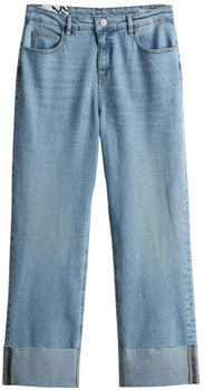 Opus boyfriend jeans lani turn up blau schwarz