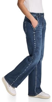 Street One Wide Leg Jeans Nieten dark blue
