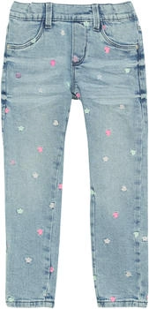 s.Oliver Jeans Treggings Skinny Fit Mid Rise Skinny Leg mit Stickerei blau 2150031.52Z6.