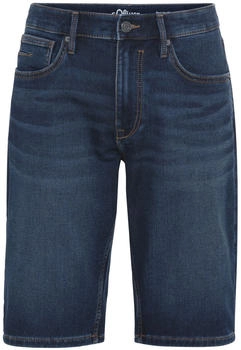s.Oliver Jeans-Shorts Regular Fit Mid Rise Straight Leg blau 2162389.58Z5.