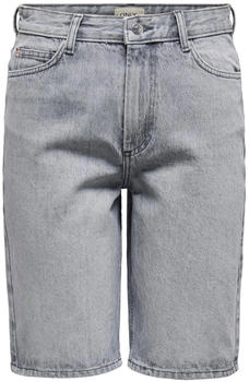 Only Sonny Wide High Waist Denim Shorts (15256709) light grey