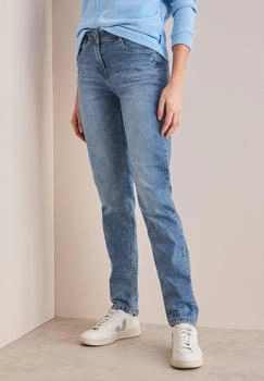 Cecil Style Toronto 1-knopf Jeans Slim Fit authentic used wash