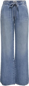 Only greta hw pull up wide dnm gua light blue denim