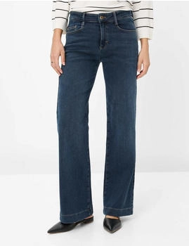 BRAX Damen Five-Pocket-Hose Style MAINE USED DARK BLUE denim dunkelblau Gr. (707150_9949320_23)