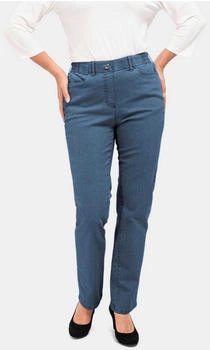 GOLDNER Klassische Jeansschlupfhose MARTHA hellblau