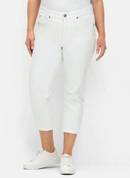 Sheego 8-Jeans weiß