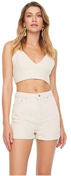 Trendyol Hoher Taille Gerades Bein Shorts Rock