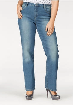 Arizona Jeans Gerade Jeans Curve-Collection rinsed blue used