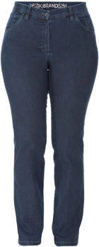 Kj Brand Stretch-Hose 'Betty' super stretch blau steinwäsche denim