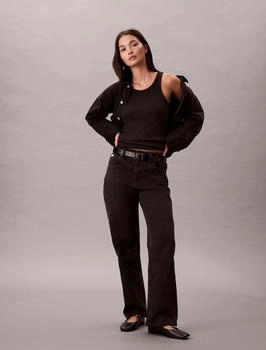 Calvin Klein Straight-Jeans HGH RS STRGHT CK ESS Gürtelschlaufen