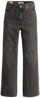 Levis A6081-0011, Levis Ribcage Wide Leg Jeans mit High Waist in Schwarz