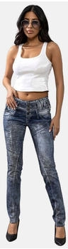 Cipo & Baxx Slim-fit-Jeans Dreifachbund WD245