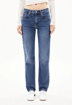 armedangels CARENAA STRAIGHT JEAN - Frauen Slim Fit Jeans - blau / atmospheric (30007106-1966)