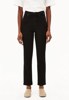 armedangels LEJAANI SLIM JEAN - Frauen Slim Fit Jeans - schwarz / rinse black (30007584-520)