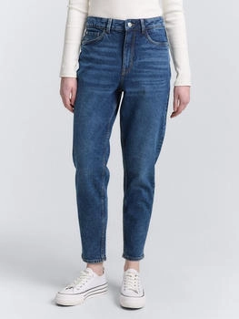 Tom Tailor Denim TTLINLEY Mom Jeans used dark stone blau denim