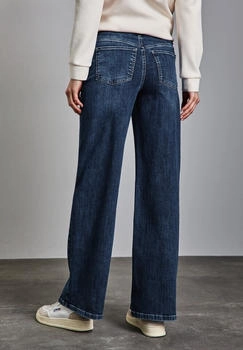 Street One A378797 Wide Leg Jeans blue soft washed
