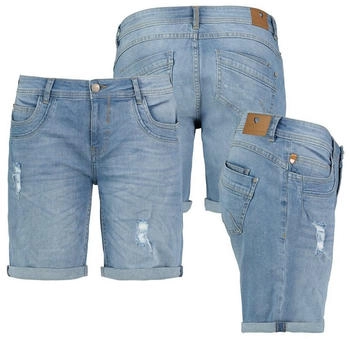 Sublevel Shorts Bermuda hellblau Stretch Denim