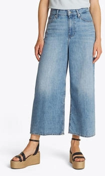 Tommy Hilfiger Wide Leg Cropped Sia High Waist Jeans blau schwarz