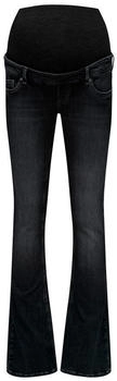 Only Bootcut-Jeans 'OLMBLUSH MID WAIST FLARED DNM BOX NOOS' schwarz