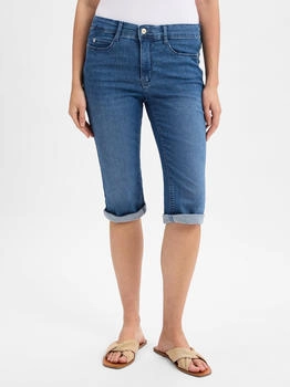 MAC Jeansshorts Dream Sun blau stone 0002