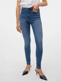 Vero Moda Skinny-fit-Jeans 'VMTATIANA MR S PIPING JEANS' blau