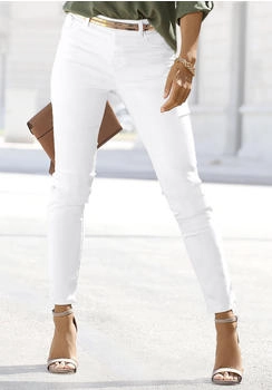 Lascana 8-Jeggings Skinny-Form Stretch-Denim wei&szlig;