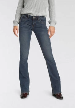 Arizona Jeans Bootcut-Jeans ausgestellte Beinform dark blue schwarz
