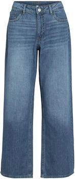 Vila Palma Jeans in Mittelblau mit mittelhohem Bund und weitem Bein (14108886)