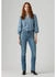 Levi's 725 High Rise Bootcut med indigo worn in