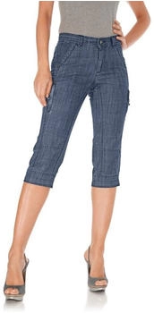 Heine jerseyhose capri-hose blue denim