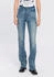 Arizona Jeans Baby Bootcut leicht ausgestelltes Bein hohe Leibhöhe blau mid-blue-use
