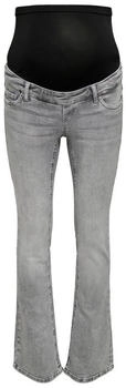 Only Bootcut-Jeans 'OLMBLUSH MID WAIST FLARED DNM BOX NOOS' blau grau