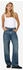 Noisy May Josie Weite Jeans in mittlerer Waschung mit hohem Bund-Blau (27031597)
