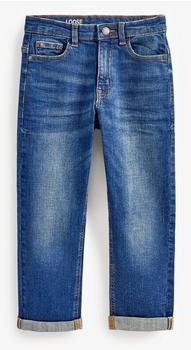 Next Fashion Loose Fit Jeans fünf Taschen blau schwarz