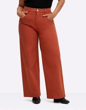 Sheego High-waist-Jeans rostrot 17121967-50