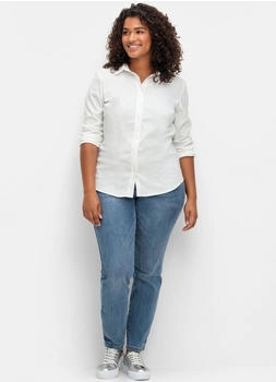 Sheego Bequeme Jeans Skinny Jeans blau denim
