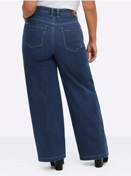 Sheego High-waist-Jeans blau stone washed